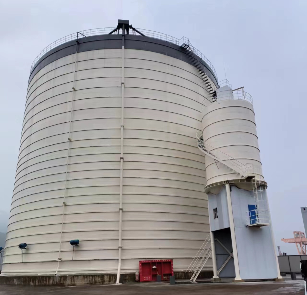 海晏10万吨水泥钢板库