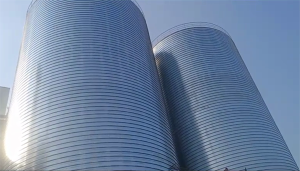 海晏2座混凝土高架卷板仓