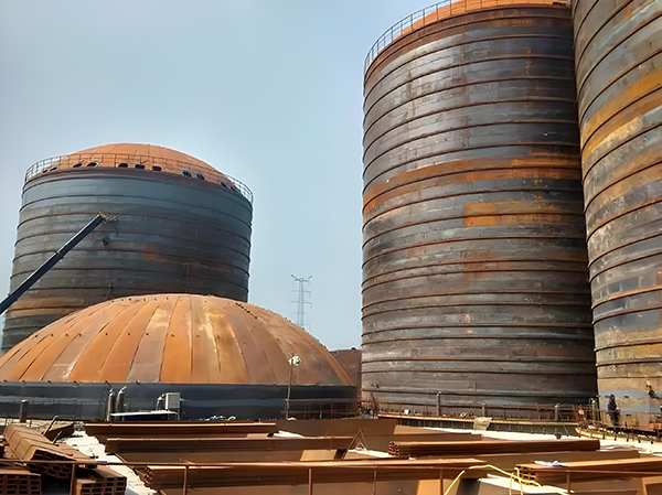 海晏焦粉钢板仓